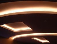 LED stropna svetilka iz kartona iz mavca4
