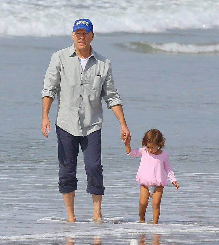 Bruce Willis s djetetom