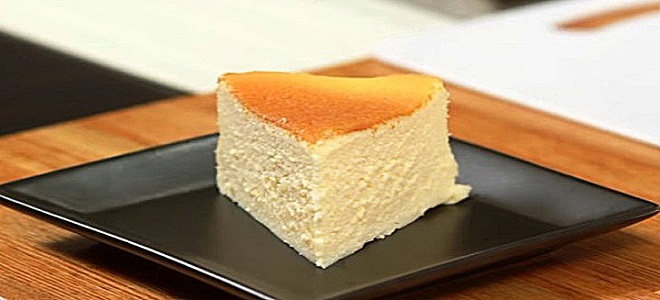 Japonský tvarohový koláč