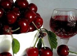 cherry jam víno s vodkou