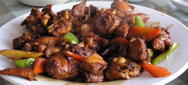 пиле в карамел на китайски