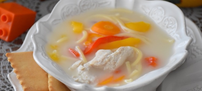 пилећа супа са рецептом за тестенине и сир