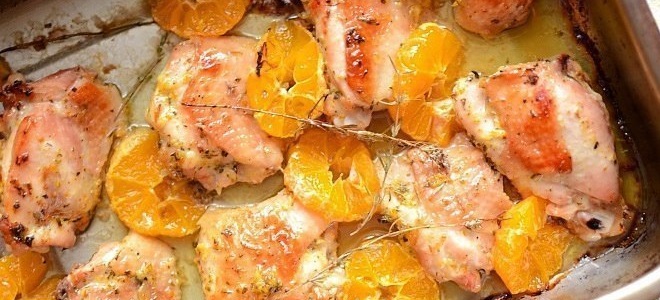 kurczak z mandarynkami