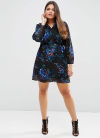 elegantní šifonové šaty pro obézní ženy 19