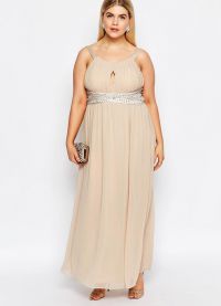 elegantní šifónové šaty pro obézní ženy 21