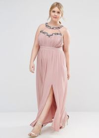 elegantní šifonové šaty pro obézní ženy 25