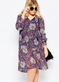 eleganckie sukienki szyfonowe dla otyłych kobiet 10
