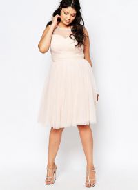 eleganckie sukienki szyfonowe dla otyłych kobiet 3