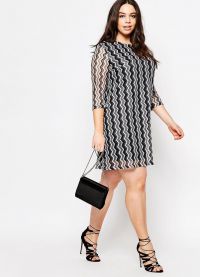 elegantní šifonové šaty pro obézní ženy 11