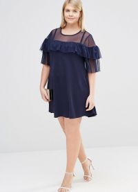 elegantní šifonové šaty pro obézní ženy 7