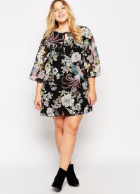 eleganckie sukienki szyfonowe dla otyłych kobiet 8