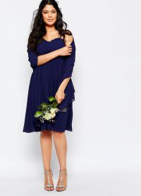 eleganckie sukienki szyfonowe dla otyłych kobiet 15