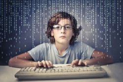 dziecko i komputer