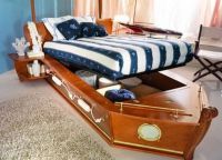 łóżko dziecięce wykonane z drewna8
