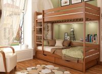 Łóżka dziecięce z litego drewna9