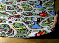 Детски килим с пътища9