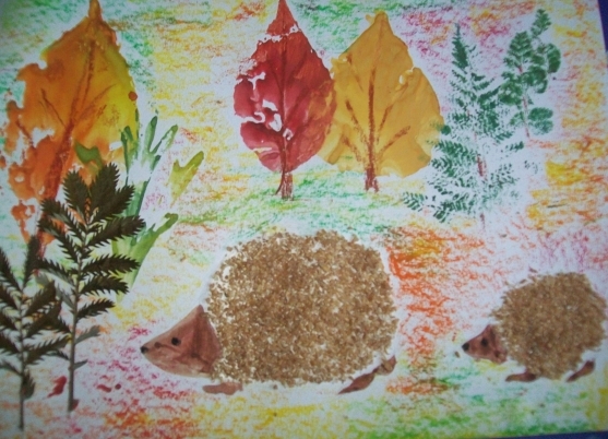 Детски рисунки на тема есента 1