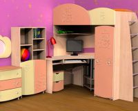 Детски модулни мебели за момичета3