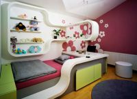Pokój dziecięcy dla dziewczynki w wieku 12 lat - design2