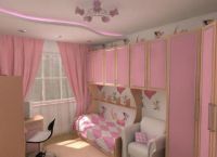 Дечија соба за девојчицу од 12 година - дизајн8