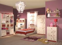 dětský pokoj pro dívčí nábytek5