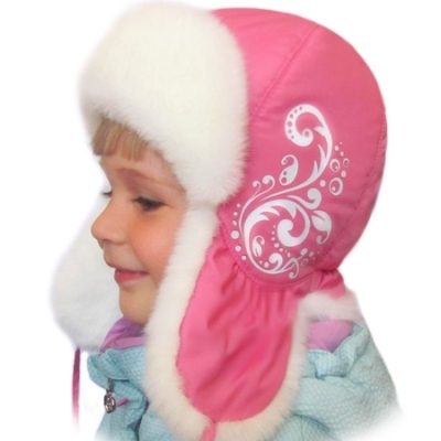 dětské zimní klobouky pro dívky