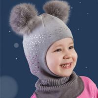 детски зимни шапки за момичета 3