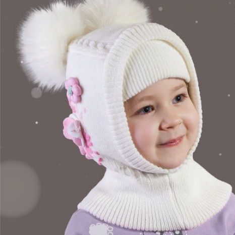 otroški zimski klobuki za dekleta 8