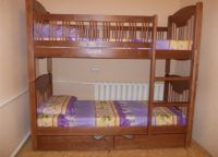 Drewniane łóżko dziecięce5
