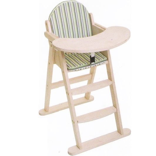 Dětská židle krmení dřevěnou 2