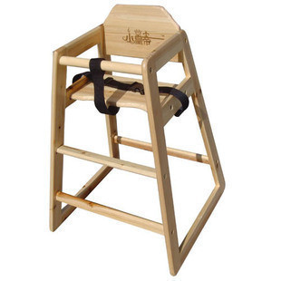 Dětská židle krmení dřevěnou 8