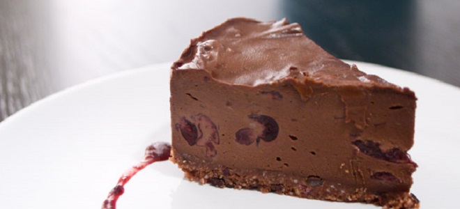 Čokoládový tvarohový koláč