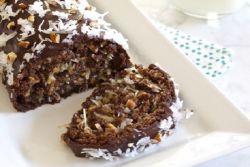 recept za čokoladni kokosov roll