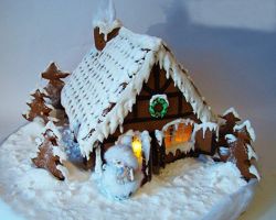 Božična hišna torta