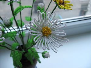 Beaded Chrysanthemum - master class11