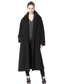 Klasický černý kabát 1
