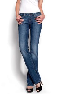 Klasyczne proste damskie jeansy 9