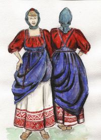 ubrania starożytnych Słowian 2