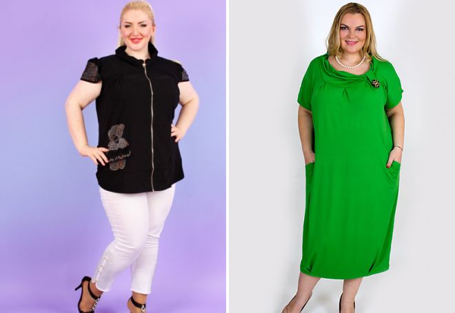 módní oblečení pro obézní ženy