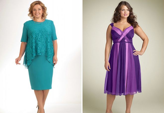 letní šaty pro obézní ženy