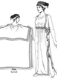 ubrania starożytnej Grecji 2