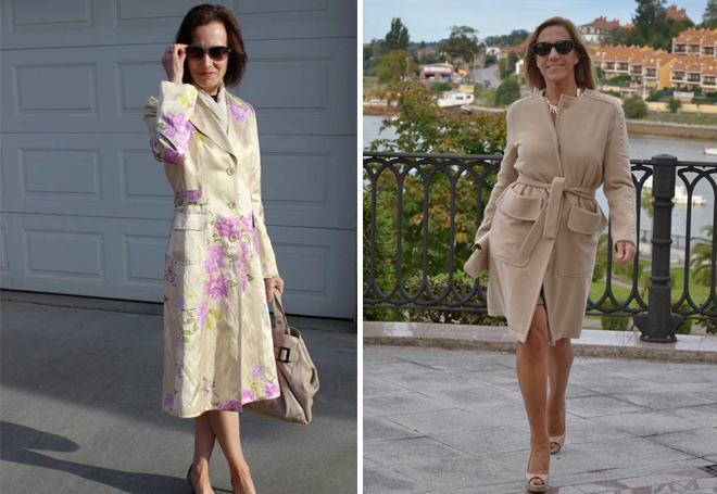 стильные фасоны пальто для женщин 50 лет