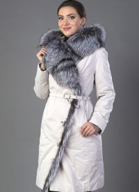 kabát s koženým obložením na přírodní kožešině2