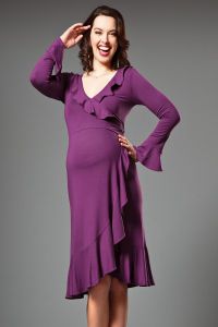 Sukienki koktajlowe dla kobiet w ciąży 8