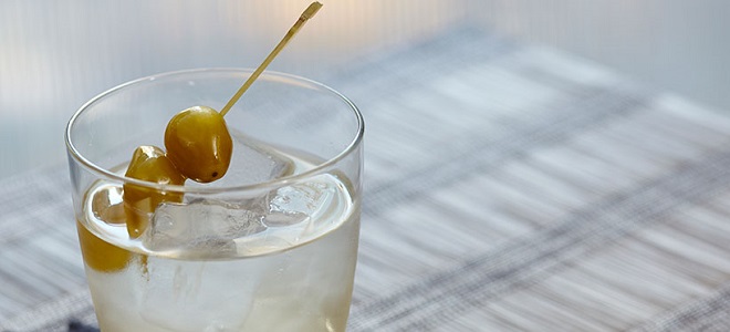 Koktejl Dirty Martini - recept