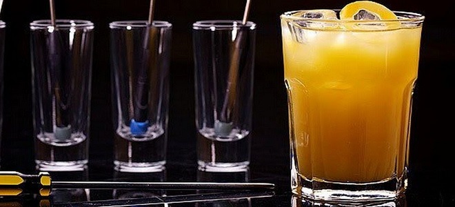 Cocktail vodka s pomarančnim sokom