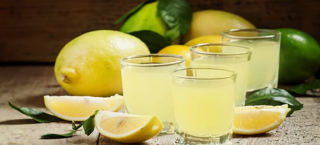 Cocktail Limoncello z vodo