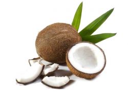 obrażenia oleju kokosowego i dobre