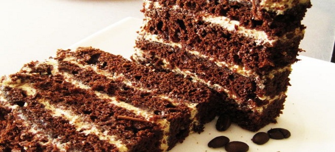 torta iz čokolade in kave