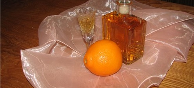 oranžni konjak iz luže